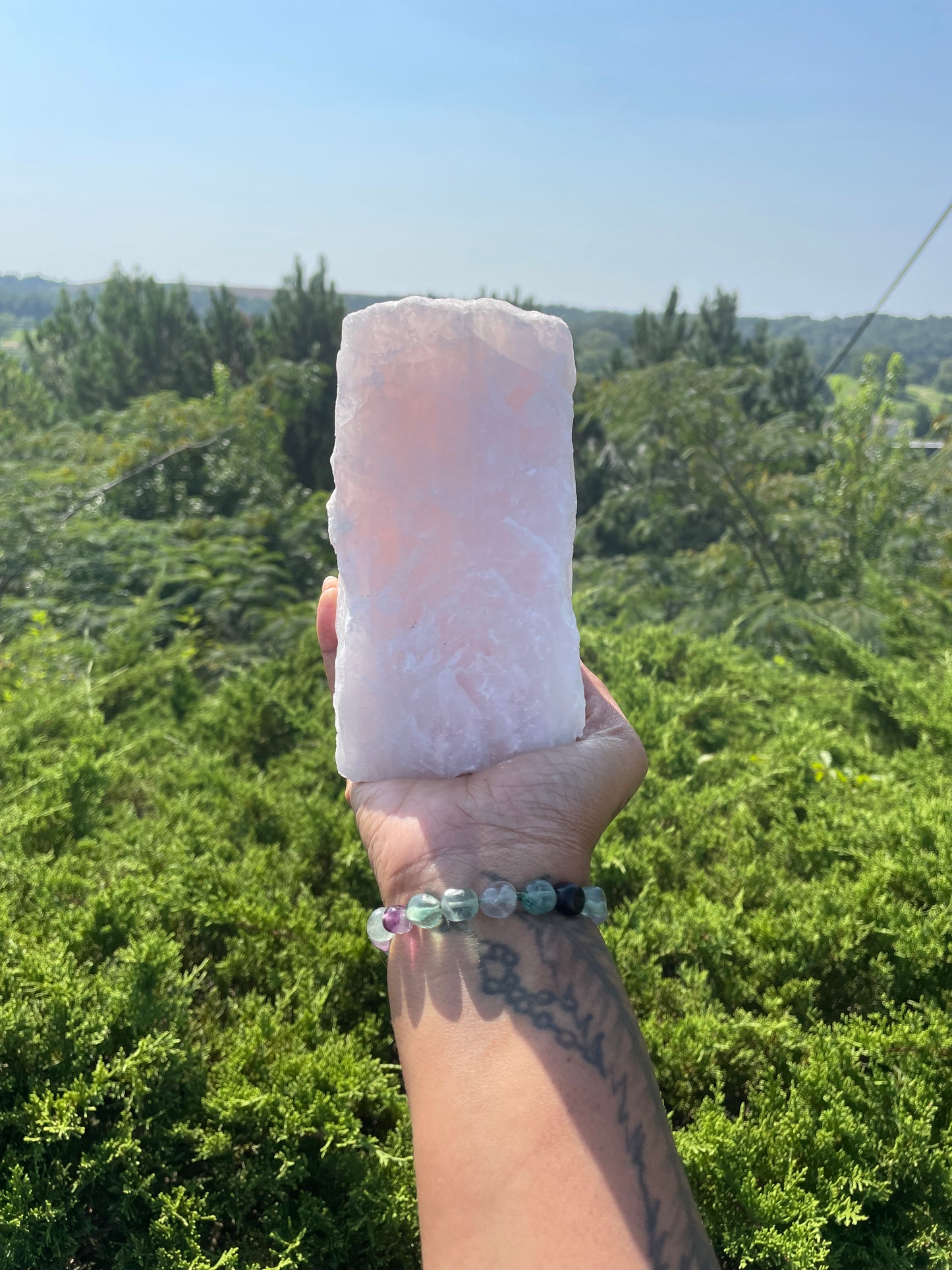 Rose Quartz Lamp