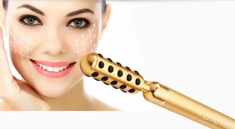 Natural germanium stone beauty bar facial skin care tools 24 k vibration beauty bar Facial ministry massager thin face beauty eq