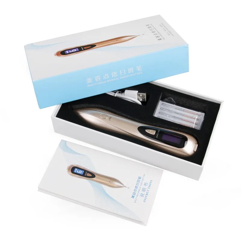 Beauty Star LCD Laser Plasma Pen Mole Removal Dark Spot Remover Plasma Pen Skin Care Skin Wart Tag Tattoo Removal Tool Skin Care