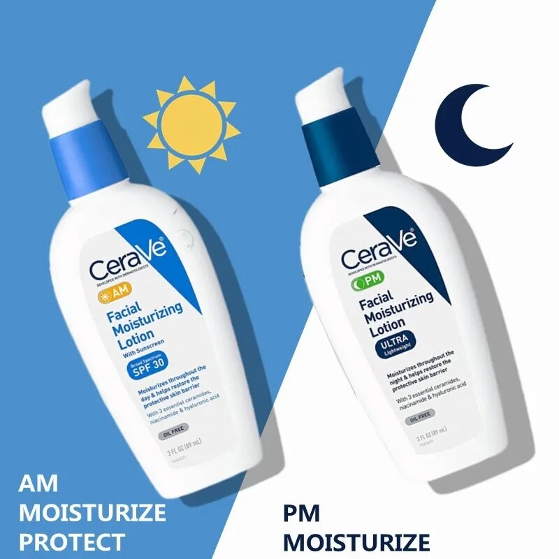 Original CeraVe Facial Essence Moisturizes Cleanser Emulsion Whitening Brightening Cream Facial Repair Product Skin Care Product