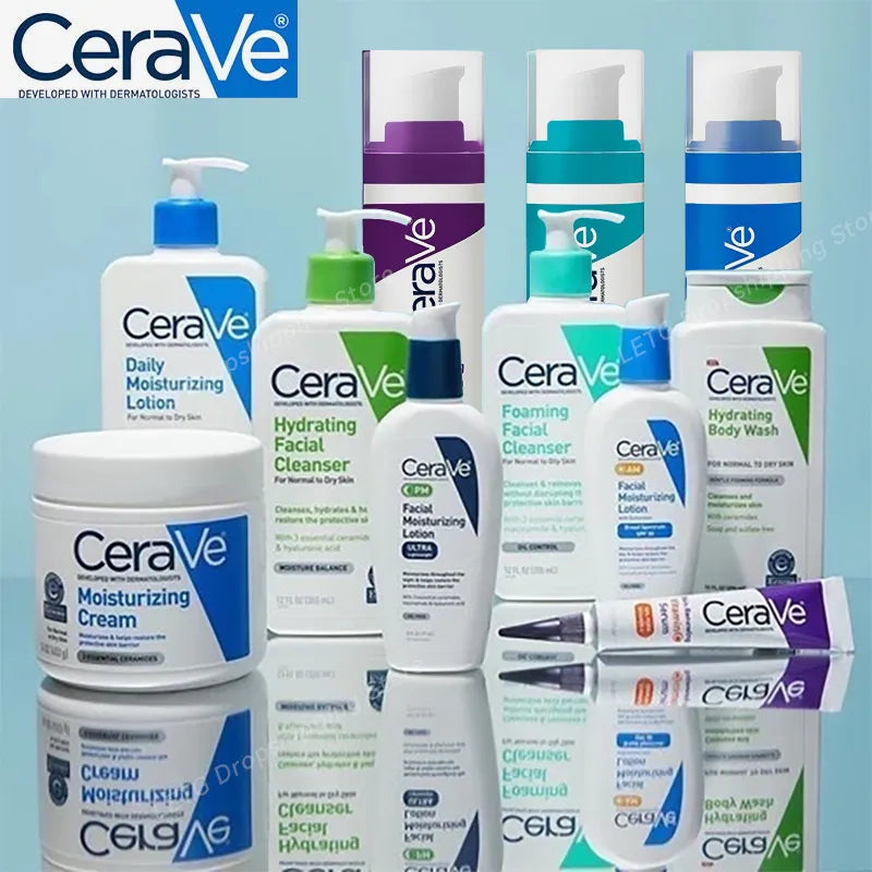 Original CeraVe Facial Essence Moisturizes Cleanser Emulsion Whitening Brightening Cream Facial Repair Product Skin Care Product