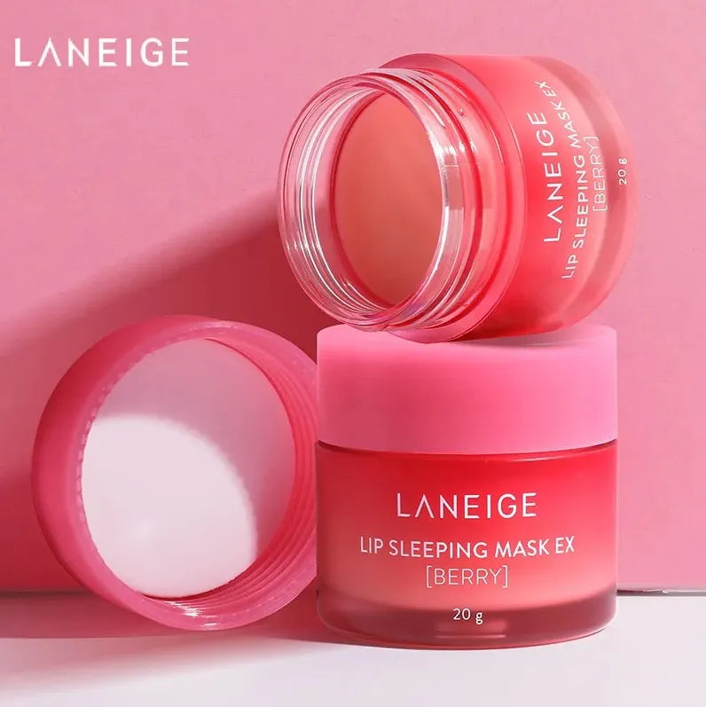 LANEIGE Moisturizing Lip Sleeping Mask Deep Hydrated Nourish Lip Balm Lighten Lip Lines Day and Night Maintenance Lip Care 3/20g