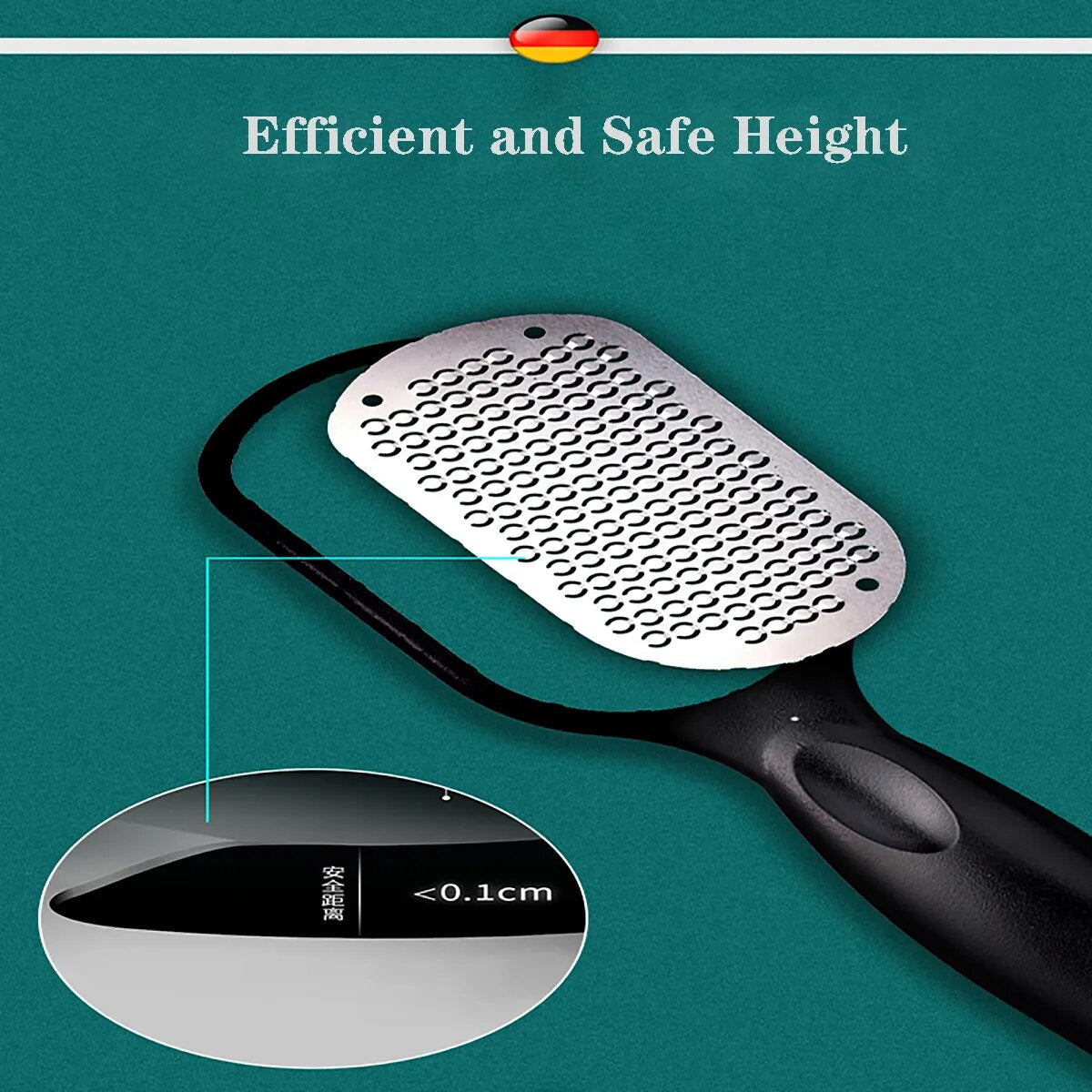 Foot File Scraper Callus Remover Feet Professional Steel Pedicure Tools Foot Corn Removal Dead Skin Remover Foot Care