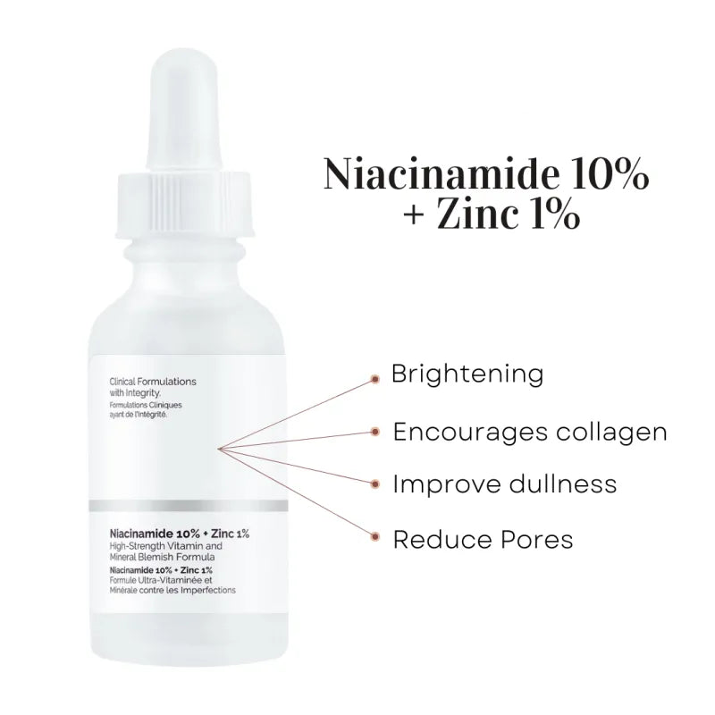 Niacinamide 10% + Zinc 1% Face Serum Original Products Oil Balance Ordinary Whitening Moisturizer Essence Hydrating Skin Care