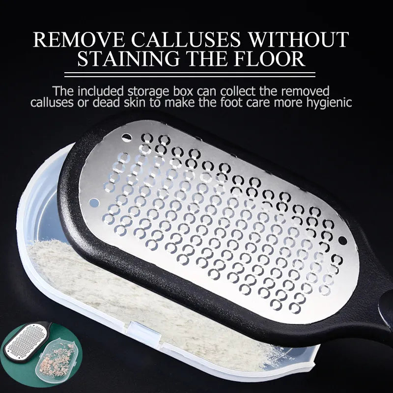 Foot File Scraper Callus Remover Feet Professional Steel Pedicure Tools Foot Corn Removal Dead Skin Remover Foot Care