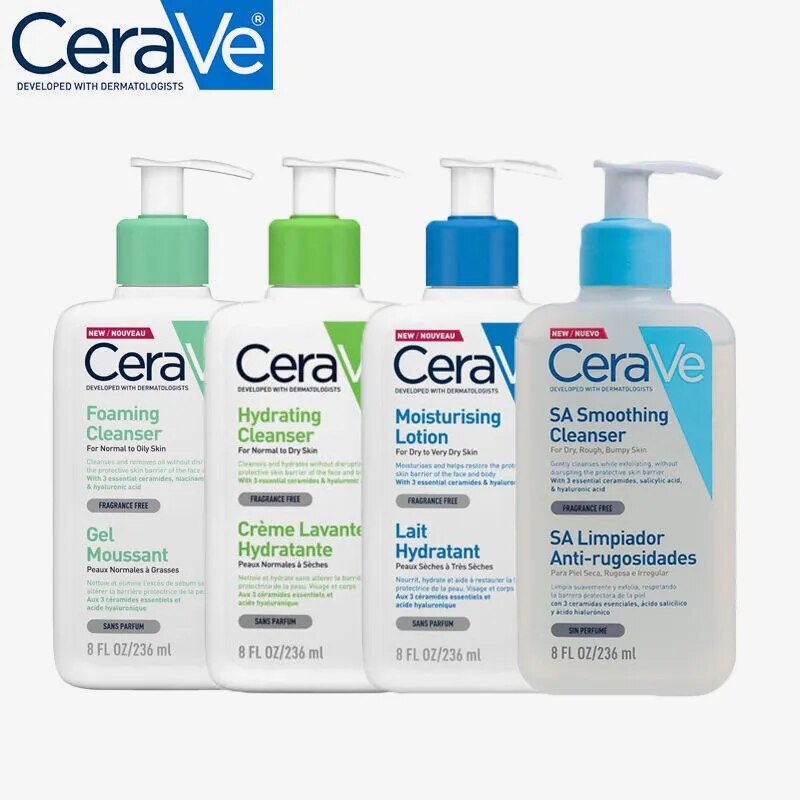 Original CeraVe Facial Essence Moisturizes Cleanser Emulsion Whitening Brightening Cream Facial Repair Product Skin Care Product