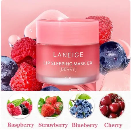 LANEIGE Moisturizing Lip Sleeping Mask Deep Hydrated Nourish Lip Balm Lighten Lip Lines Day and Night Maintenance Lip Care 3/20g