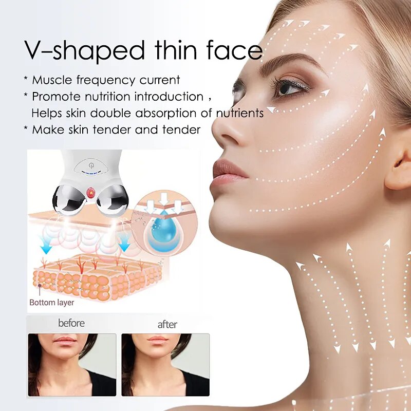 KinseiBeauty microcurrent Massager face lift skin care tool Skin Tightening lifting facial wrinkle remover toning Beauty Massage